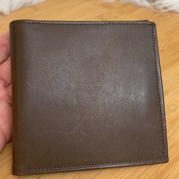 Coach Vintage 80’s Water Buffalo Leather Slim Billfold Wallet + Mini Coach Book - Picture 9 of 17